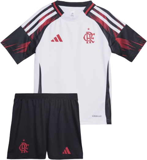 Mini Kit Flamengo Jogo 2 Adidas 2025