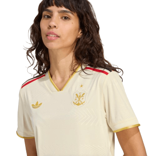 Manto Flamengo Feminina Jogo 3 Adidas 2025
