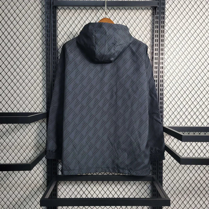 Jaqueta Corta-Vento 2023/24 Preto e Vermelho