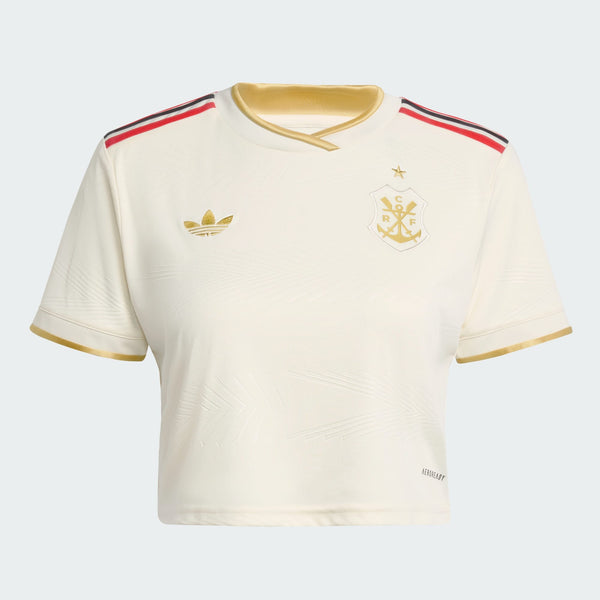 Cropped Flamengo Feminina Jogo 3 Adidas 2025