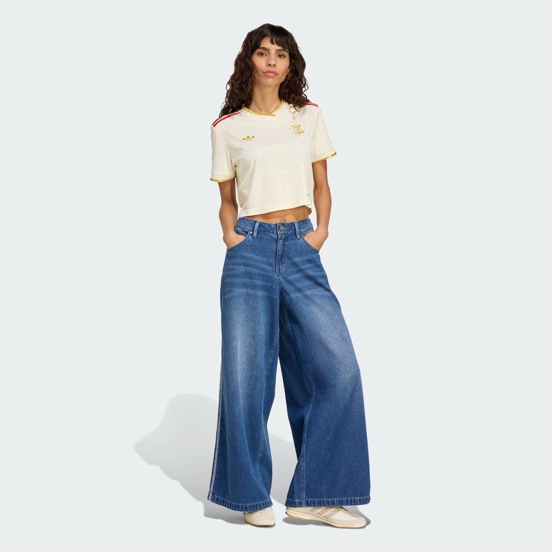 Cropped Flamengo Feminina Jogo 3 Adidas 2025