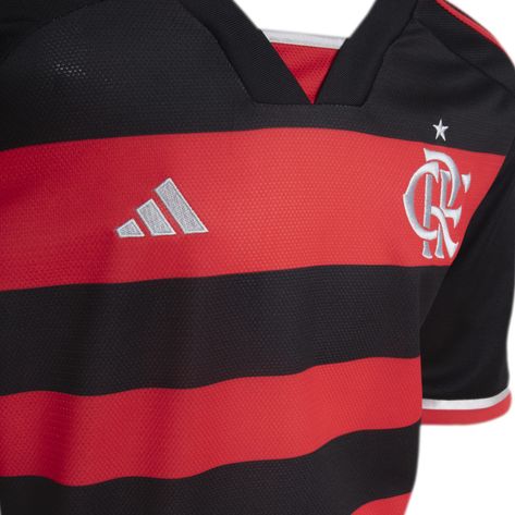Manto Flamengo Infantil Jogo 1 Adidas 2024